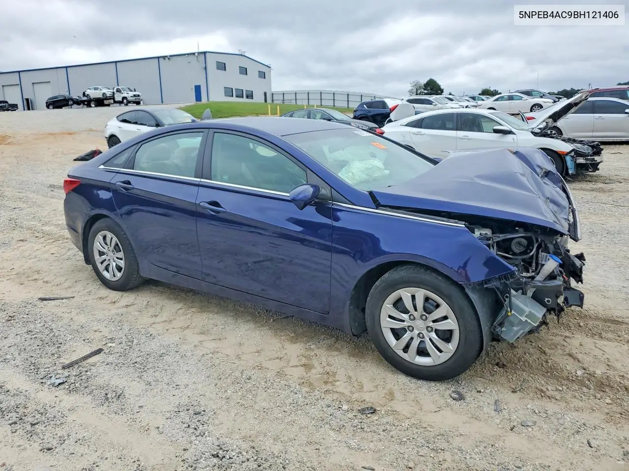 2011 HYUNDAI SONATA VIN 5NPEB4AC9BH121406 — фото 4