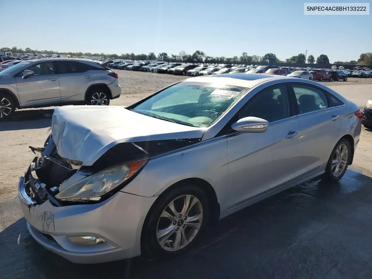 HYUNDAI SONATA 2011, VIN 5NPEC4AC8BH133222