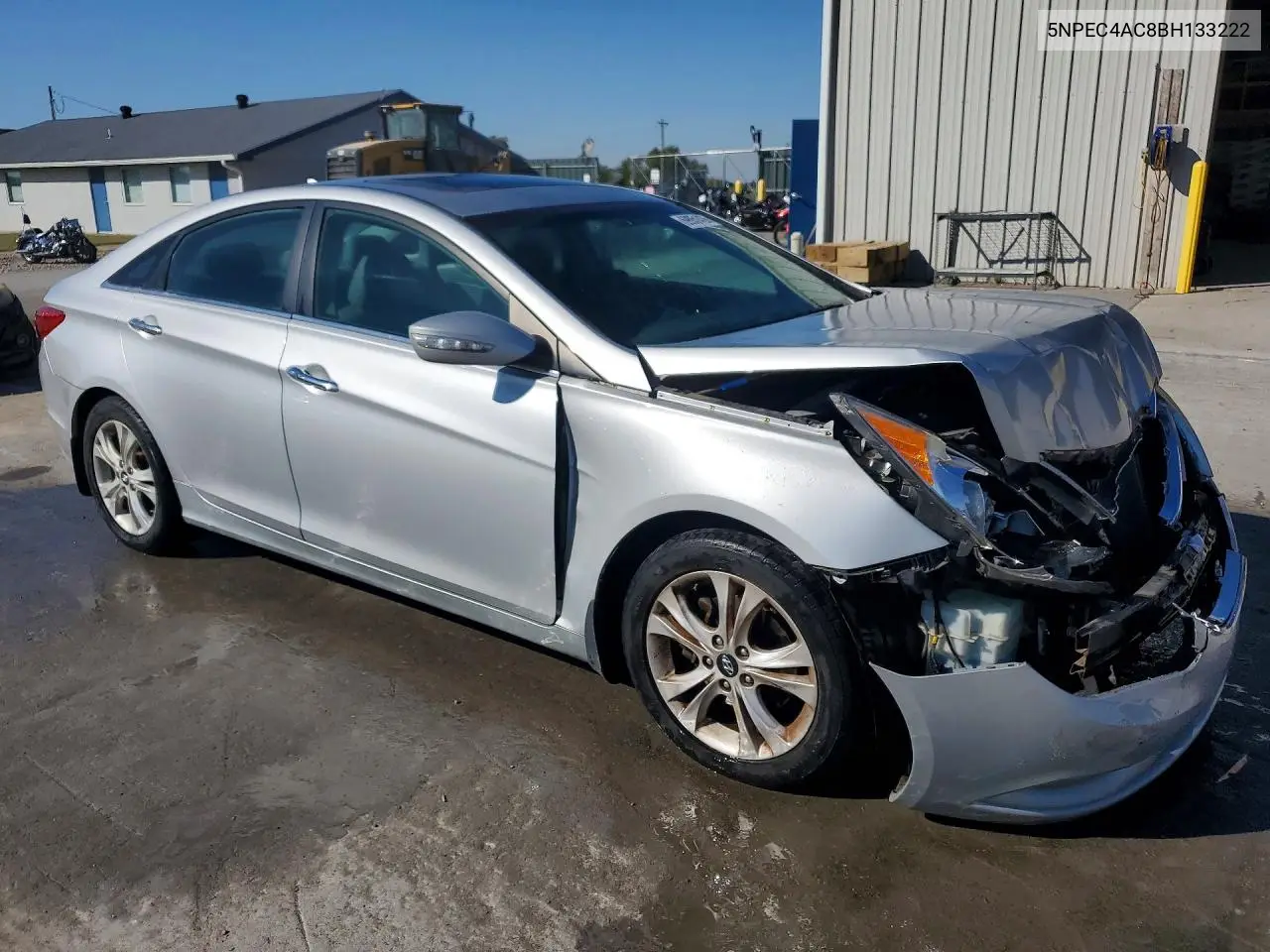 2011 HYUNDAI SONATA VIN 5NPEC4AC8BH133222 — фото 4