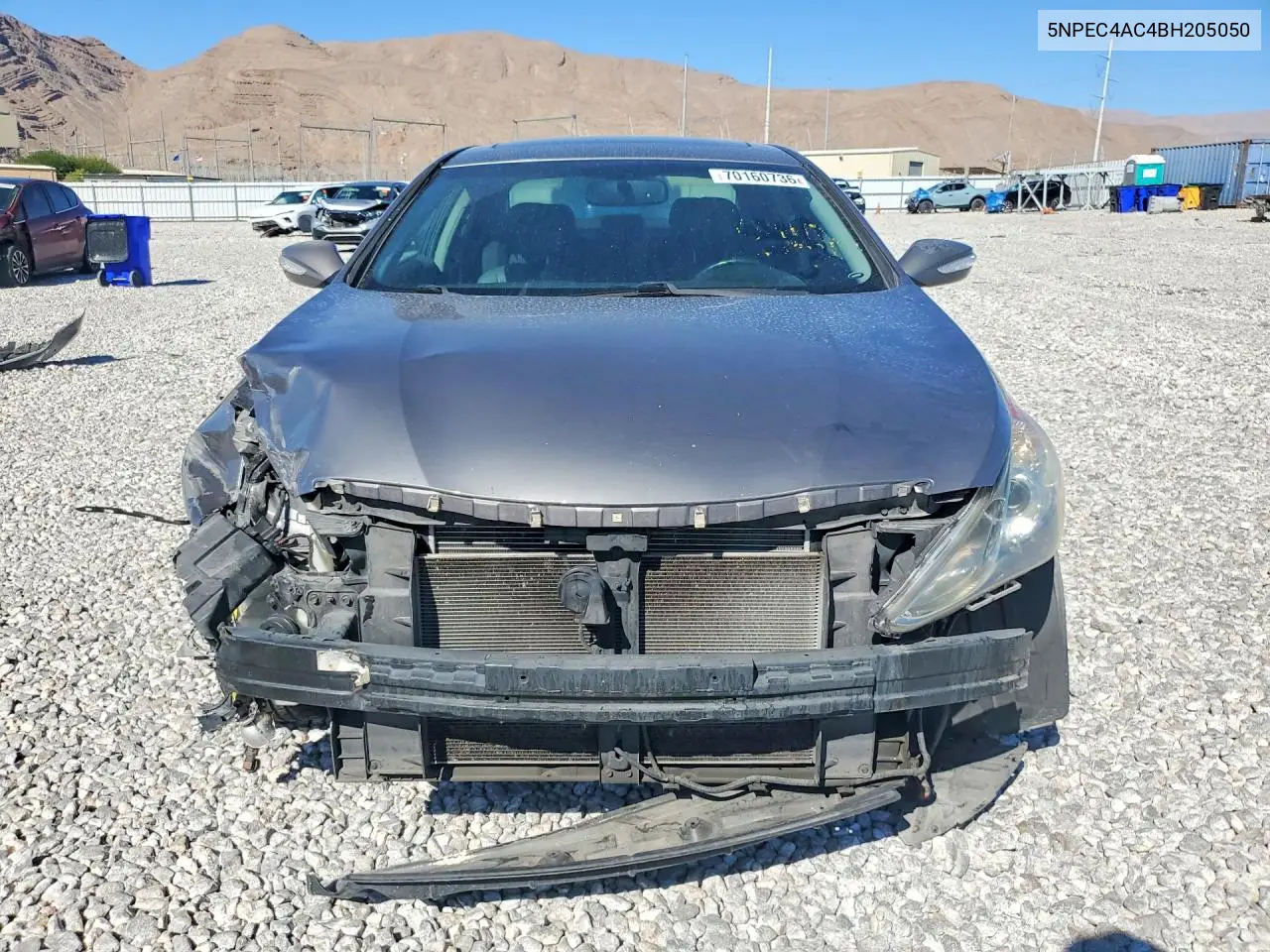 2011 HYUNDAI SONATA VIN 5NPEC4AC4BH205050 — фото 5