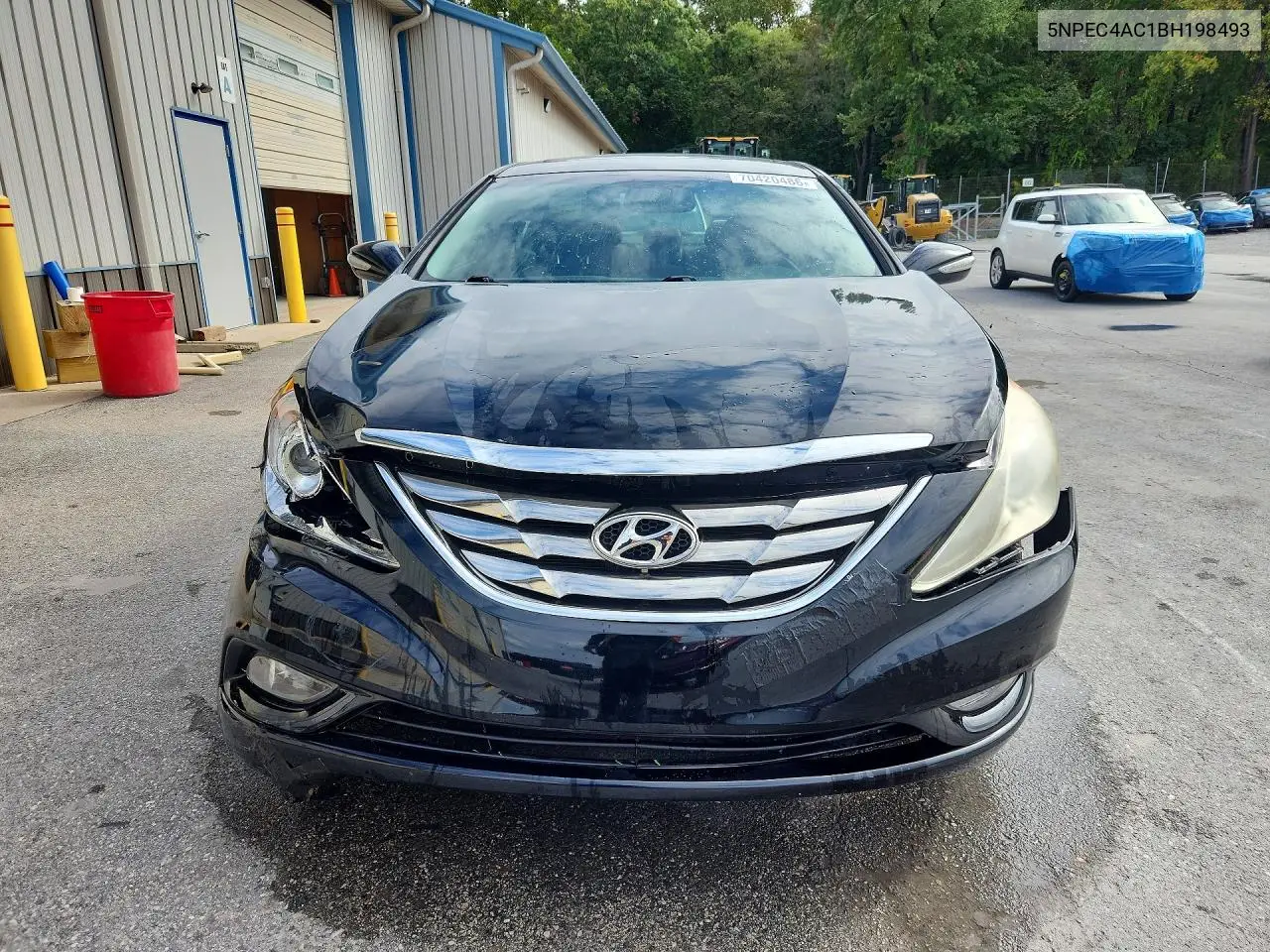 2011 HYUNDAI SONATA VIN 5NPEC4AC1BH198493 — фото 5