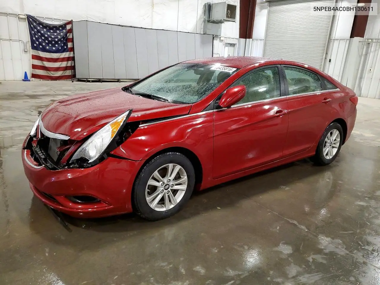 HYUNDAI SONATA 2011, VIN 5NPEB4AC0BH130611