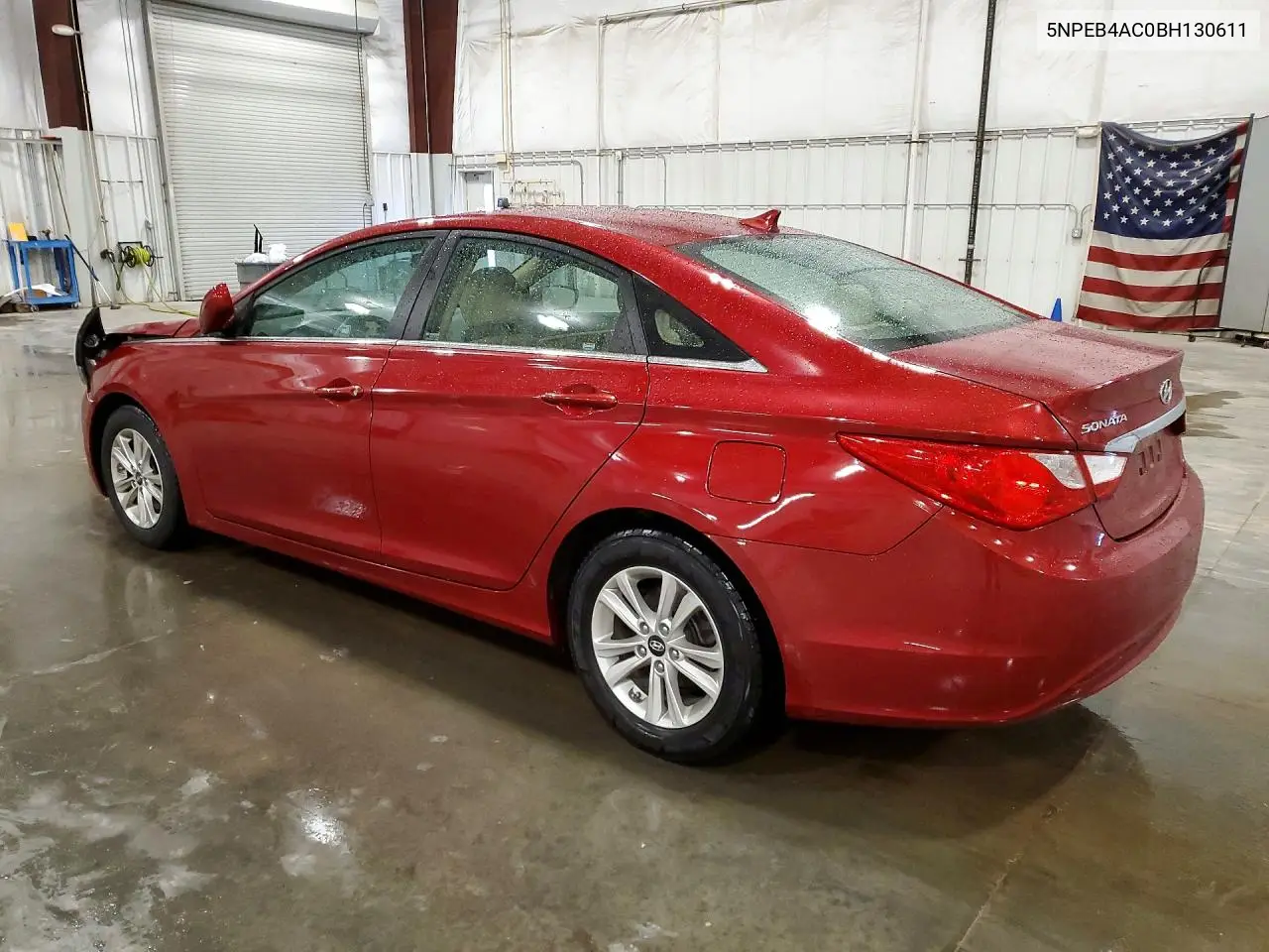 2011 HYUNDAI SONATA VIN 5NPEB4AC0BH130611 — фото 2