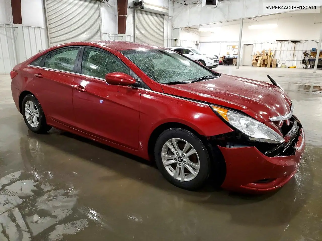 2011 HYUNDAI SONATA VIN 5NPEB4AC0BH130611 — фото 4