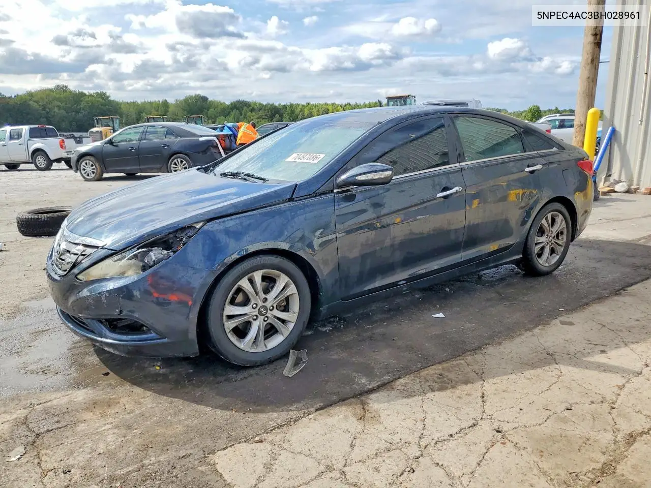 HYUNDAI SONATA 2011, VIN 5NPEC4AC3BH028961