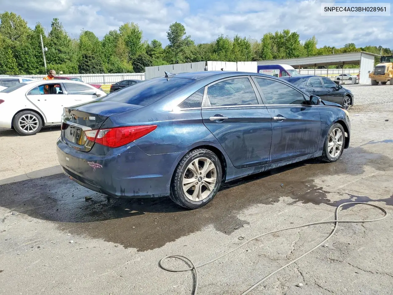 2011 HYUNDAI SONATA VIN 5NPEC4AC3BH028961 — фото 3