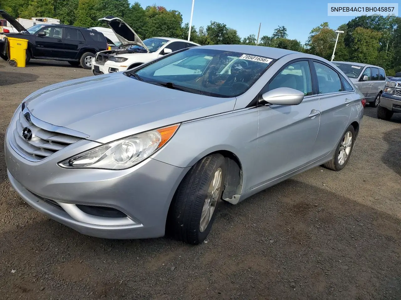 HYUNDAI SONATA 2011, VIN 5NPEB4AC1BH045857