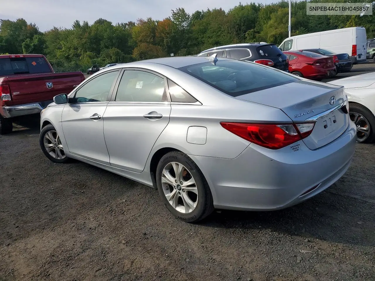 2011 HYUNDAI SONATA VIN 5NPEB4AC1BH045857 — фото 2