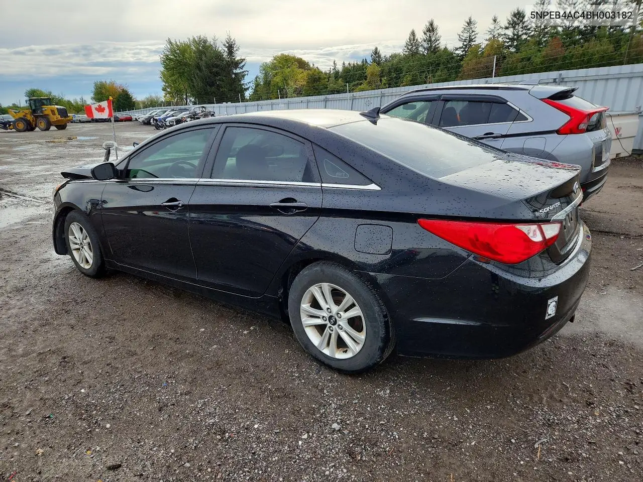 2011 HYUNDAI SONATA VIN 5NPEB4AC4BH003182 — фото 2