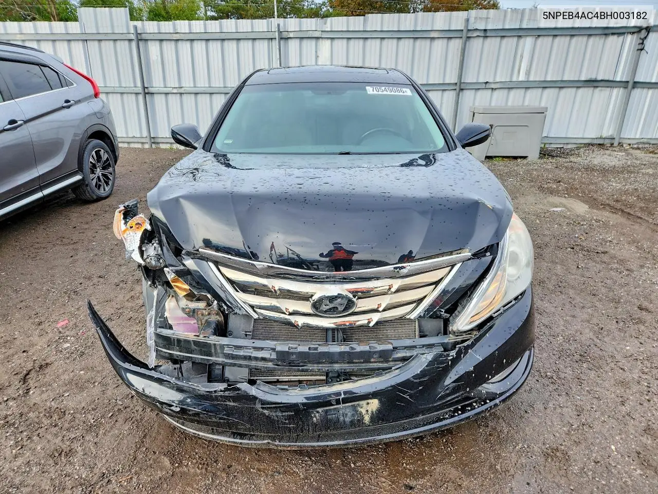 2011 HYUNDAI SONATA VIN 5NPEB4AC4BH003182 — фото 5