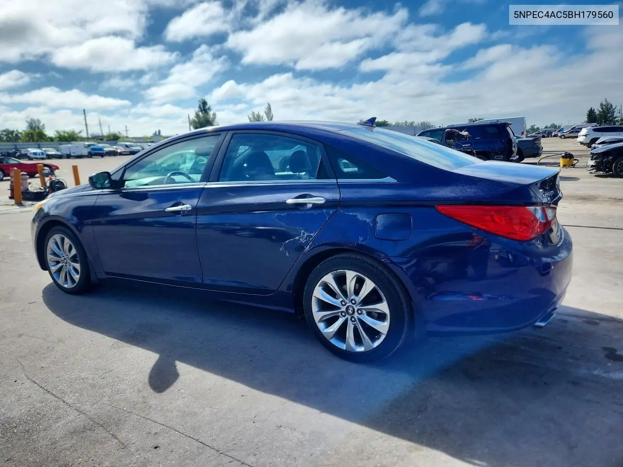 2011 HYUNDAI SONATA VIN 5NPEC4AC5BH179560 — фото 2