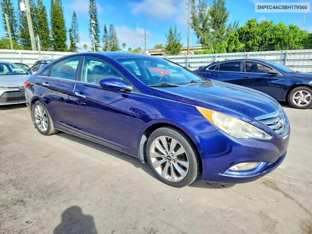 2011 HYUNDAI SONATA VIN 5NPEC4AC5BH179560 — фото 4