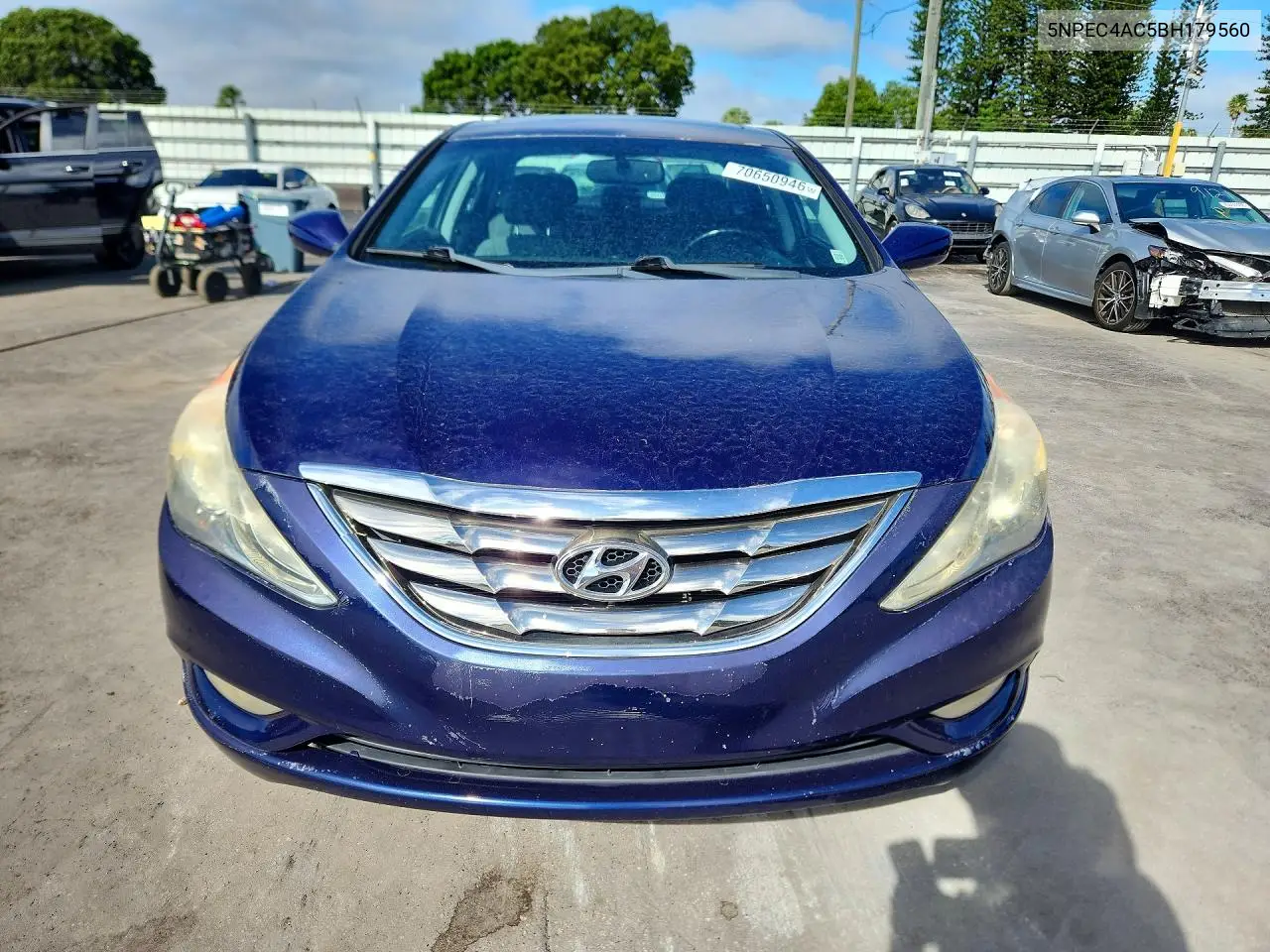 2011 HYUNDAI SONATA VIN 5NPEC4AC5BH179560 — фото 5