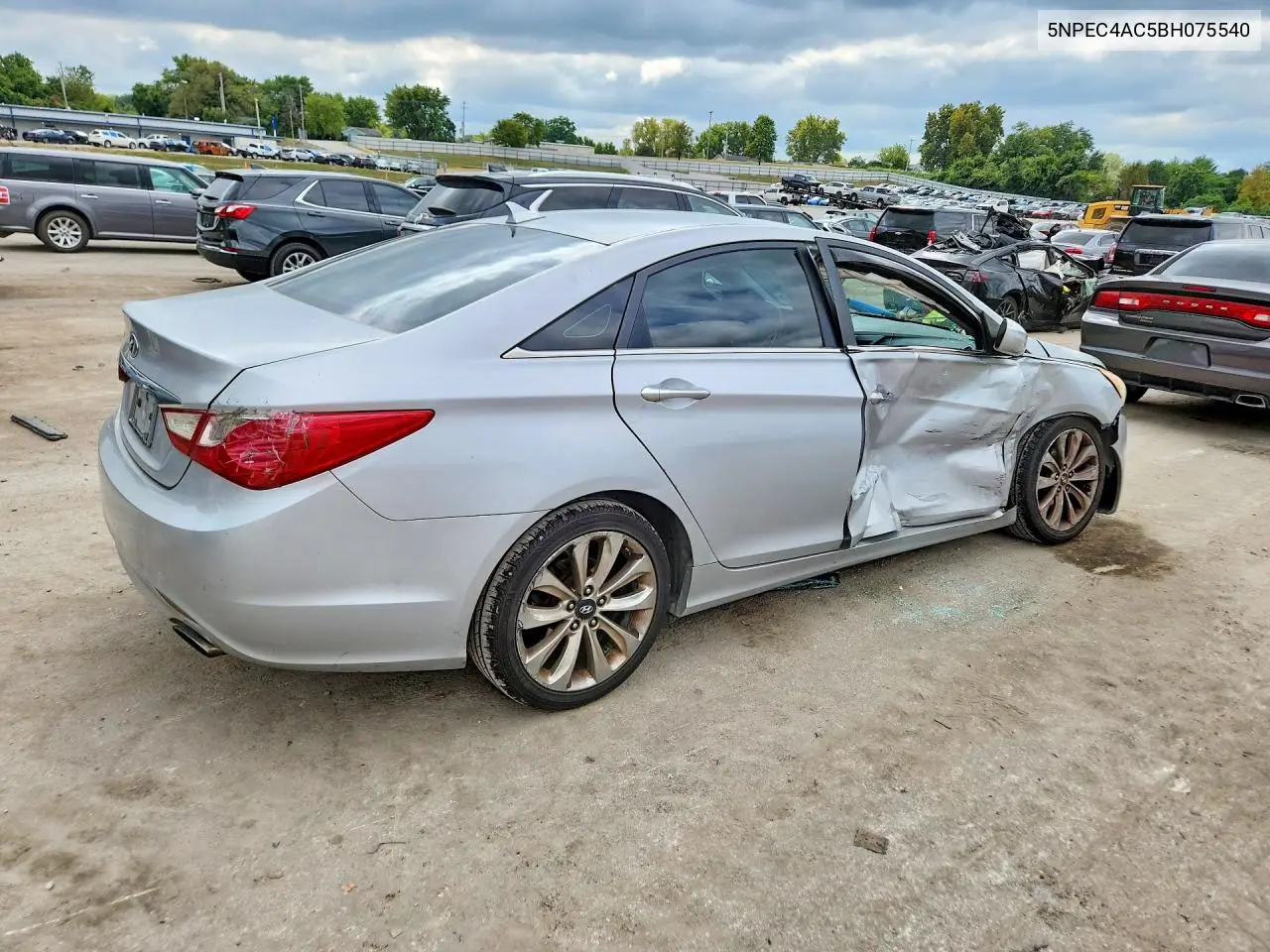 2011 HYUNDAI SONATA VIN 5NPEC4AC5BH075540 — фото 3