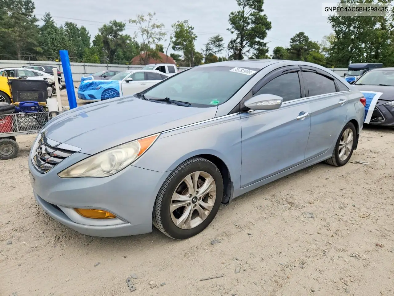 HYUNDAI SONATA 2011, VIN 5NPEC4AC5BH298435