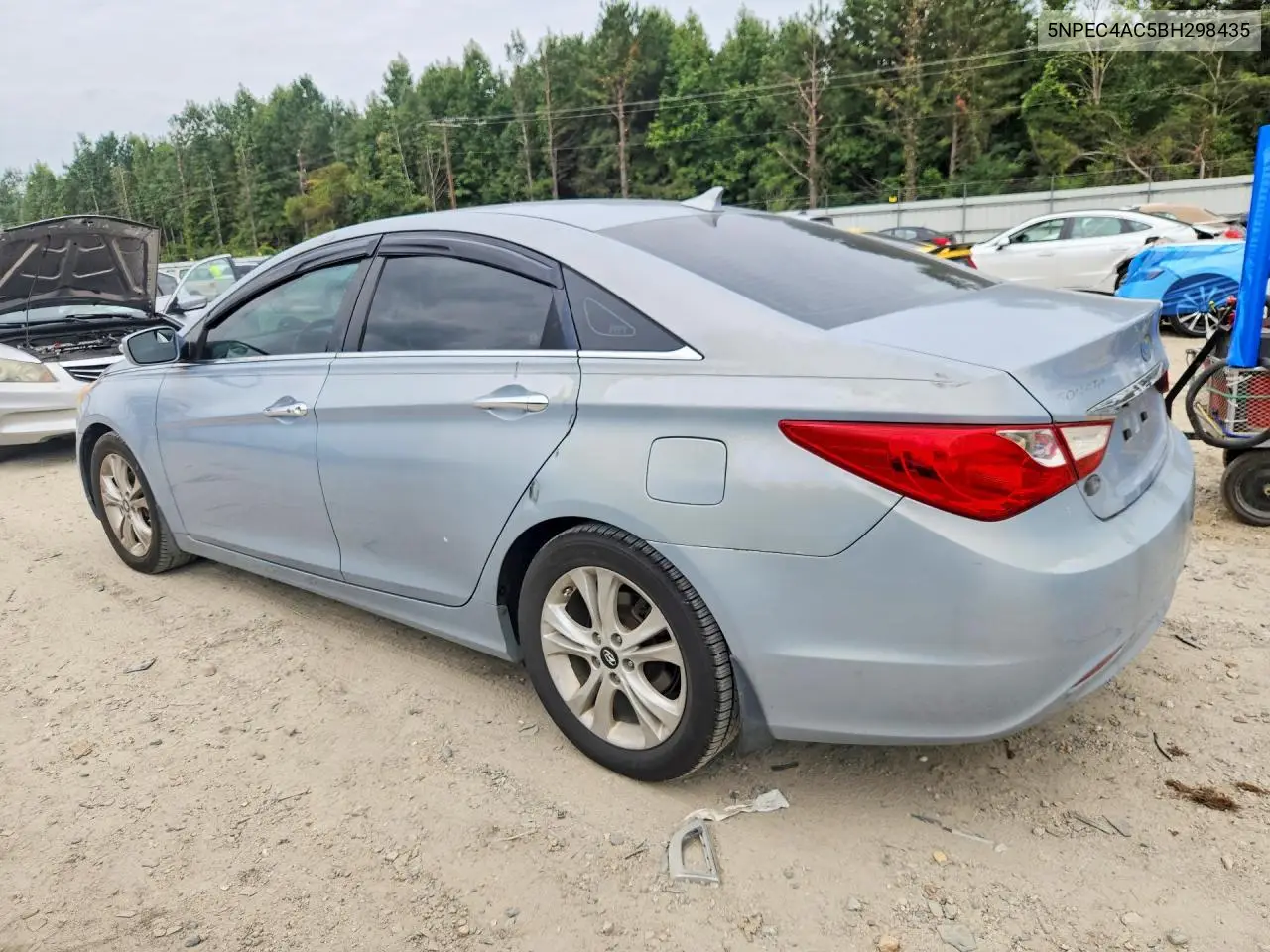 2011 HYUNDAI SONATA VIN 5NPEC4AC5BH298435 — фото 2
