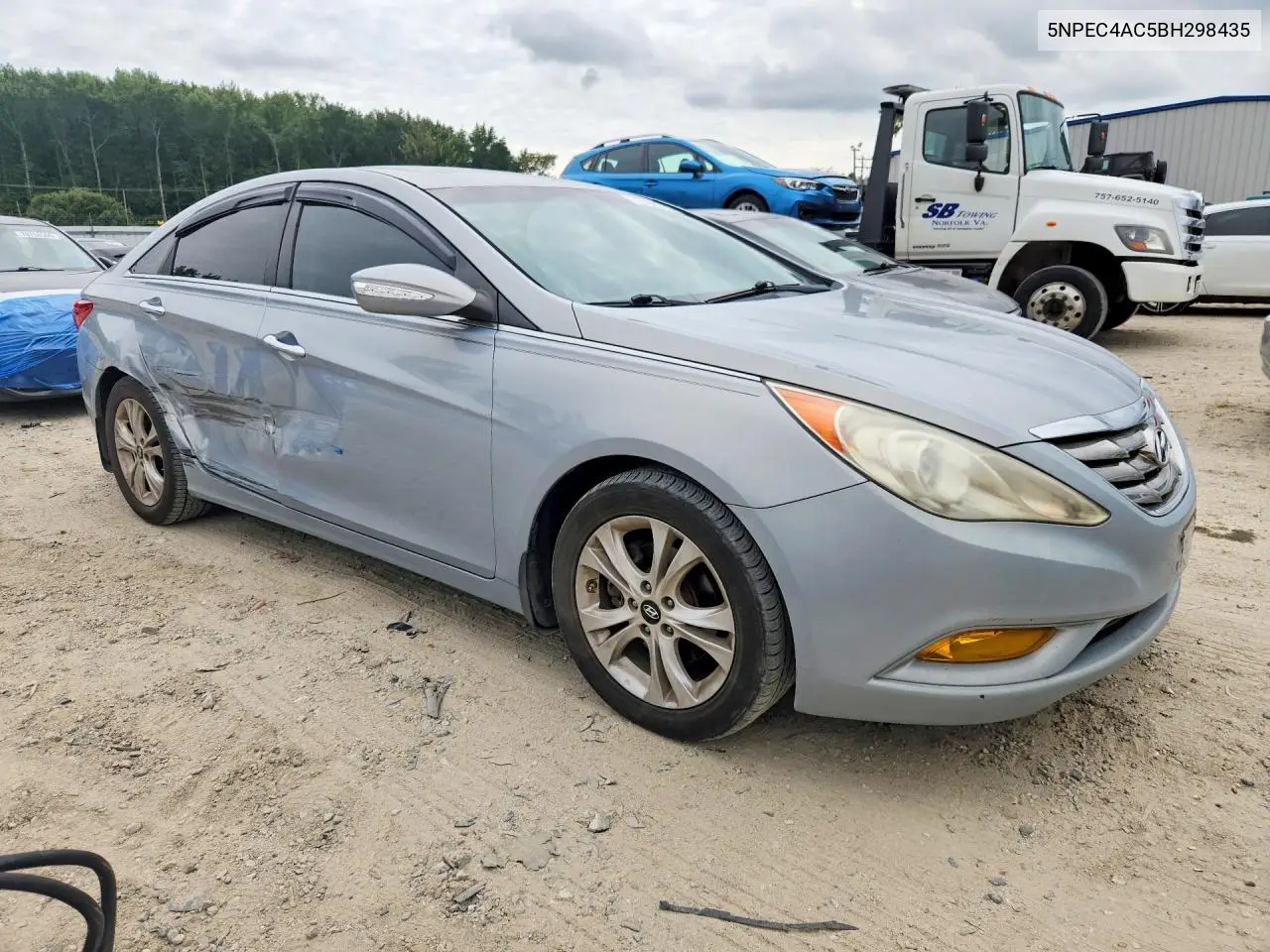 2011 HYUNDAI SONATA VIN 5NPEC4AC5BH298435 — фото 4
