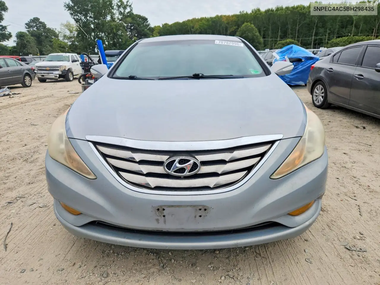 2011 HYUNDAI SONATA VIN 5NPEC4AC5BH298435 — фото 5