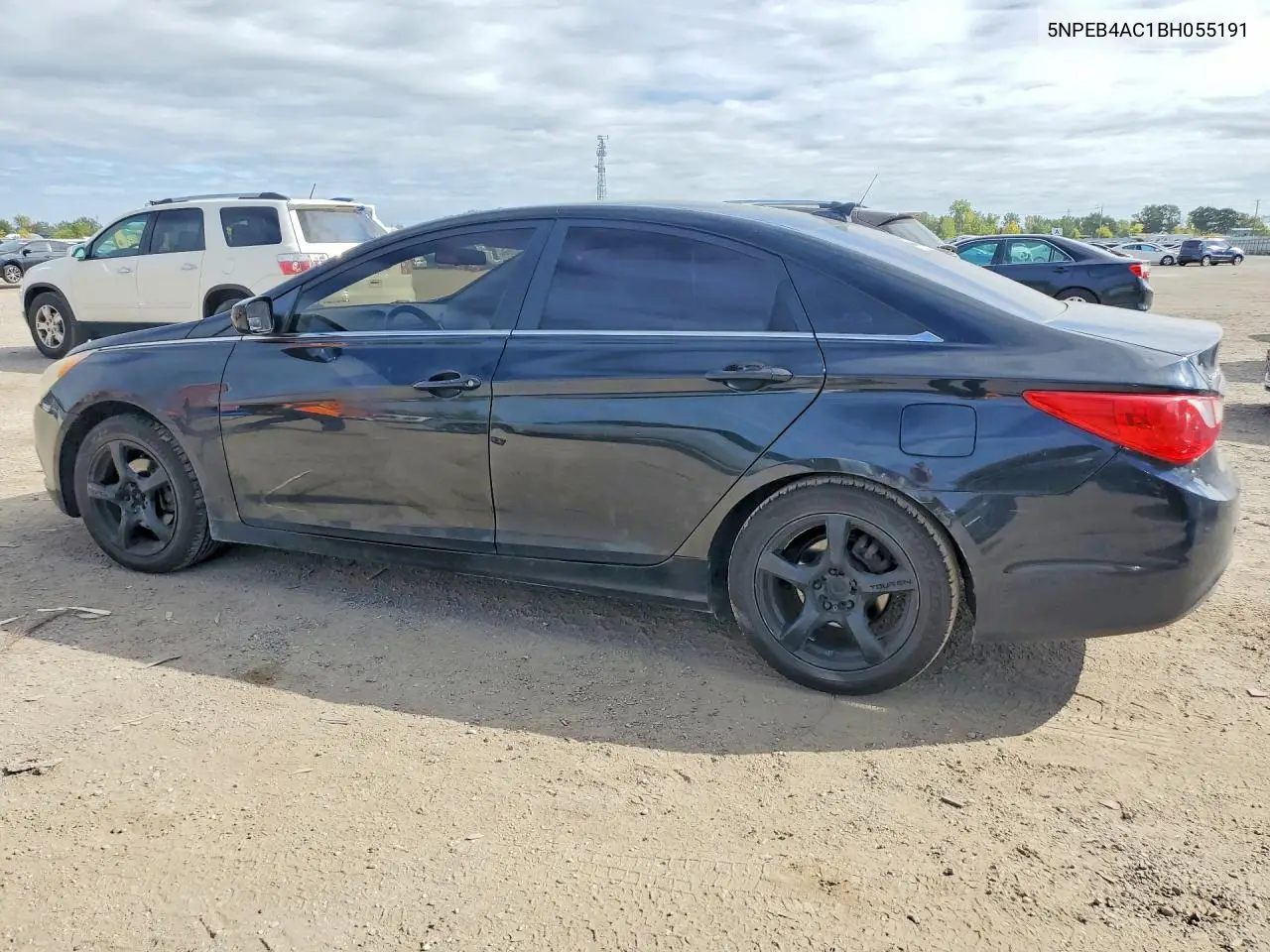 2011 HYUNDAI SONATA VIN 5NPEB4AC1BH055191 — фото 2