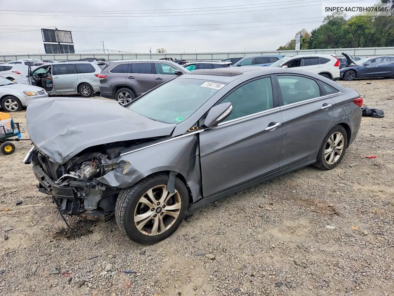 HYUNDAI SONATA 2011, VIN 5NPEC4AC7BH074566