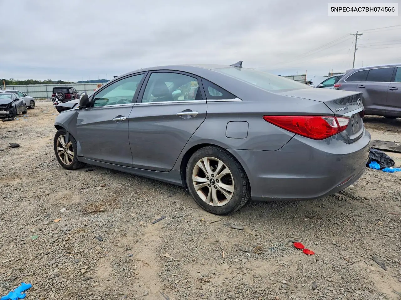 2011 HYUNDAI SONATA VIN 5NPEC4AC7BH074566 — фото 2