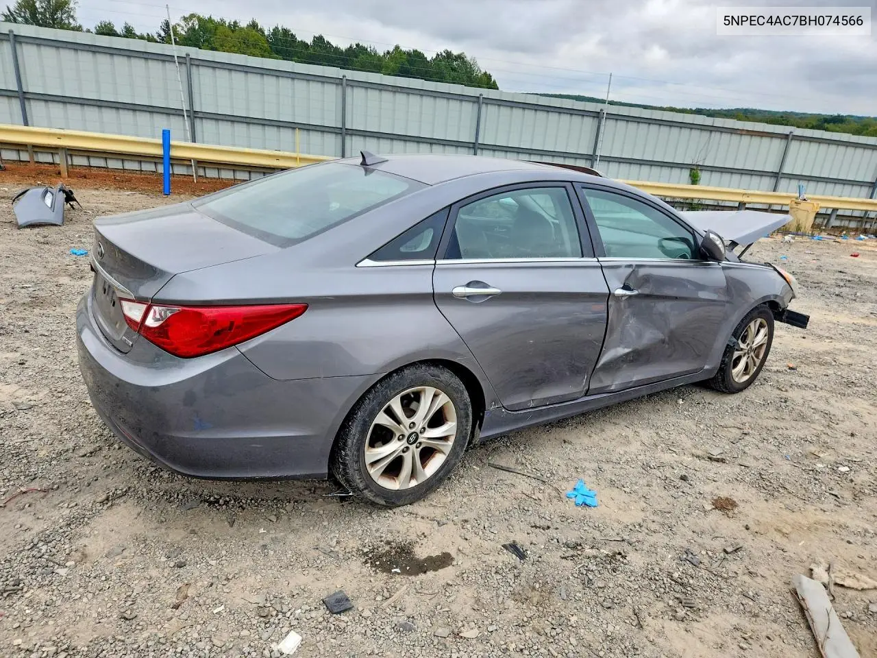 2011 HYUNDAI SONATA VIN 5NPEC4AC7BH074566 — фото 3