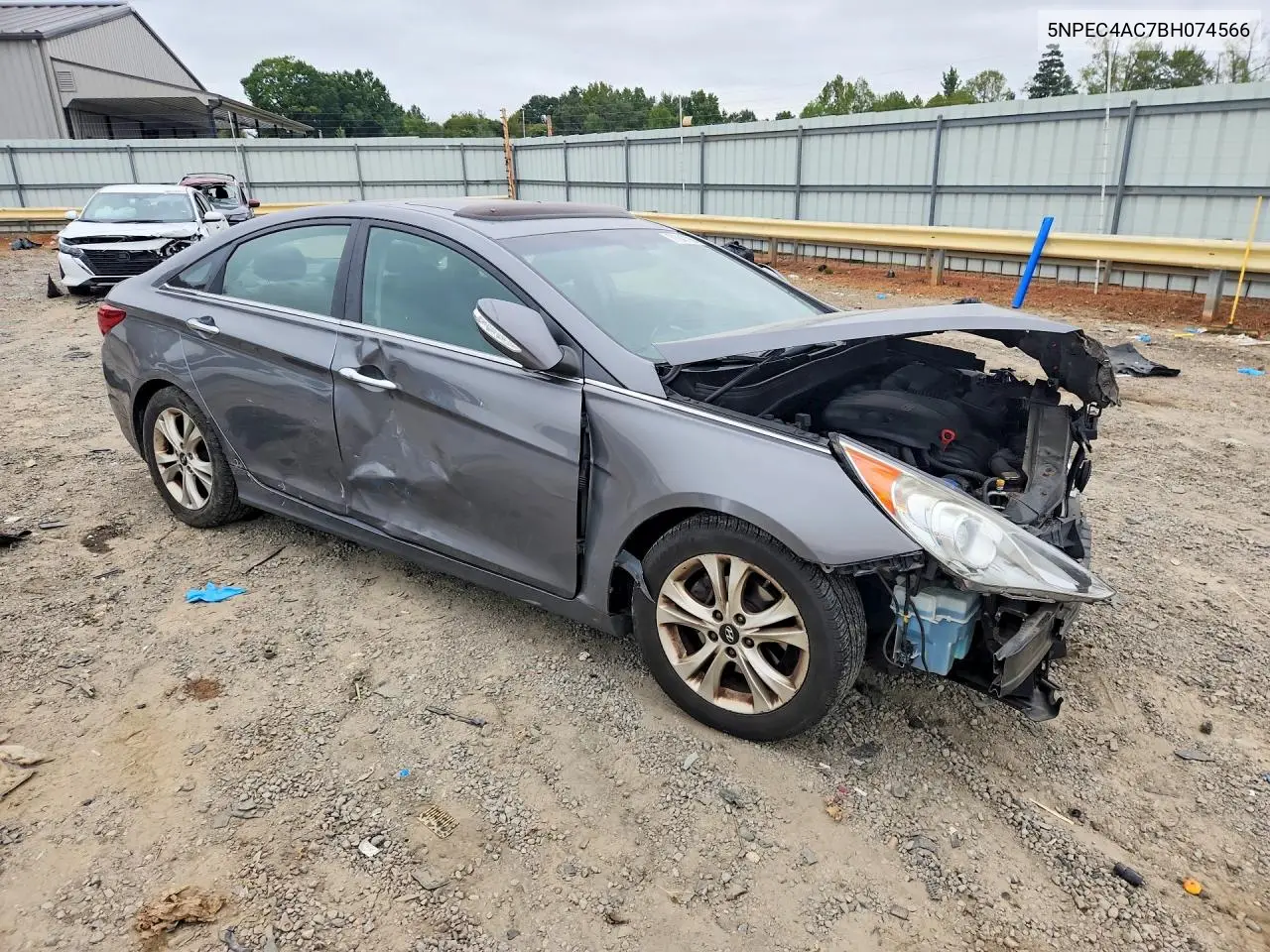 2011 HYUNDAI SONATA VIN 5NPEC4AC7BH074566 — фото 4