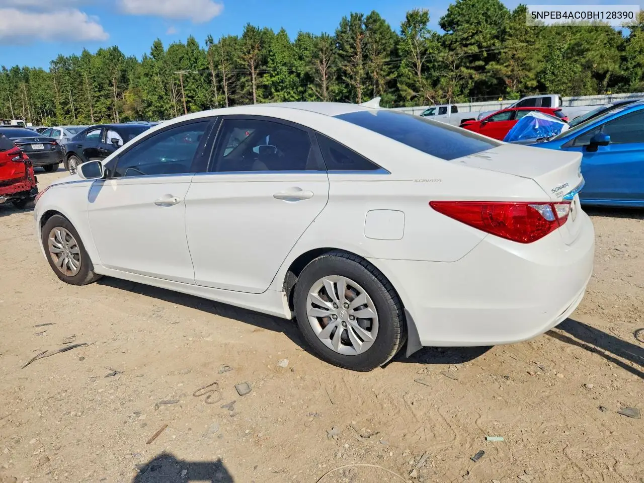 2011 HYUNDAI SONATA VIN 5NPEB4AC0BH128390 — фото 2