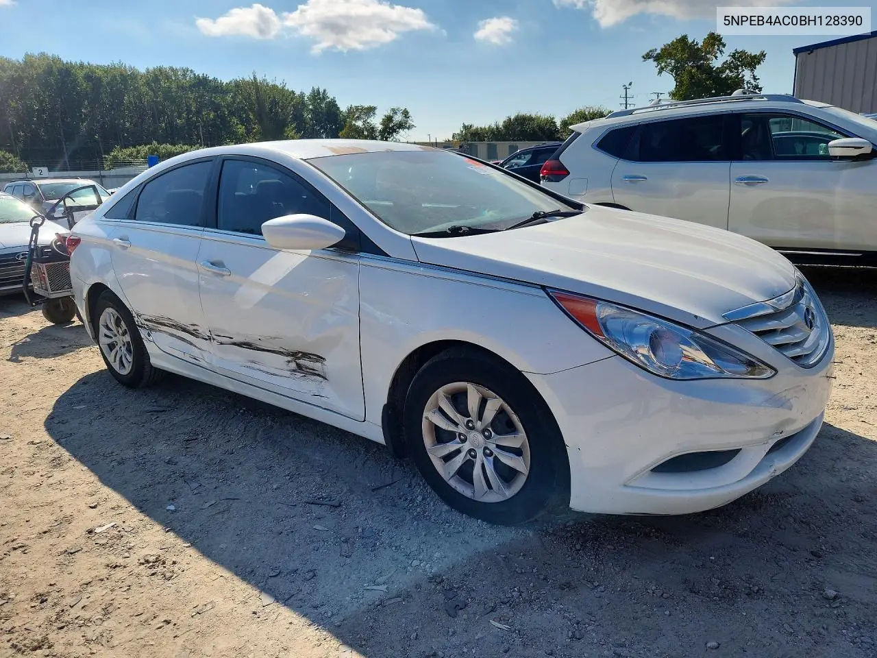 2011 HYUNDAI SONATA VIN 5NPEB4AC0BH128390 — фото 4