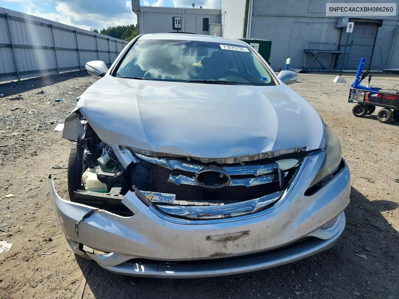 2011 HYUNDAI SONATA VIN 5NPEC4ACXBH086260 — фото 5