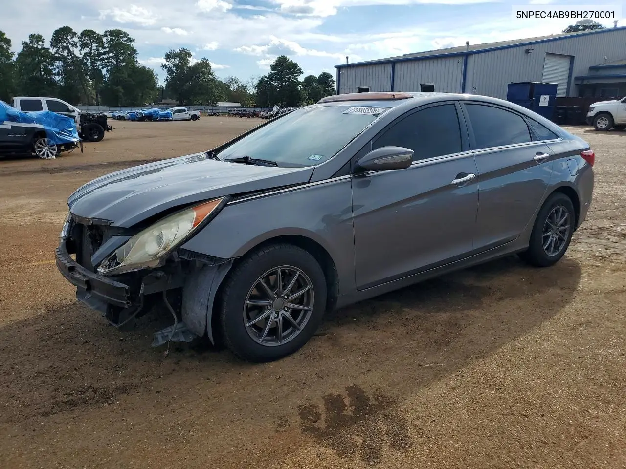 HYUNDAI SONATA 2011, VIN 5NPEC4AB9BH270001