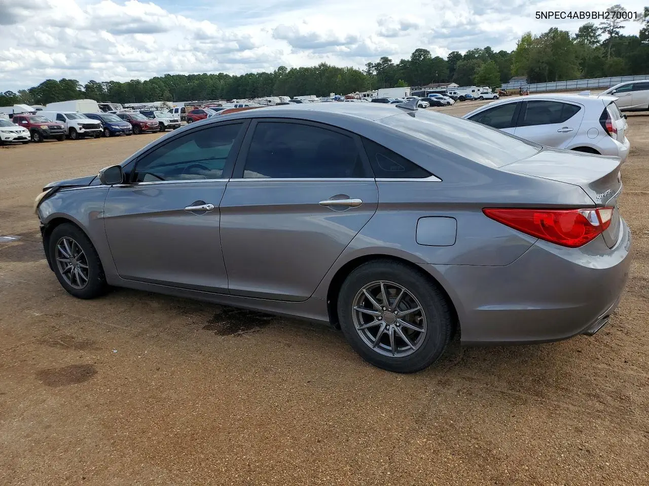 2011 HYUNDAI SONATA VIN 5NPEC4AB9BH270001 — фото 2