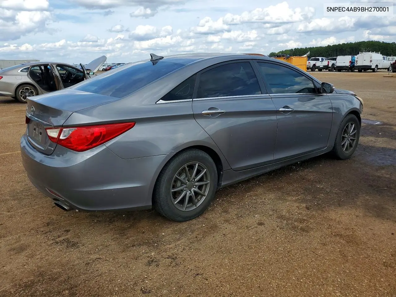 2011 HYUNDAI SONATA VIN 5NPEC4AB9BH270001 — фото 3