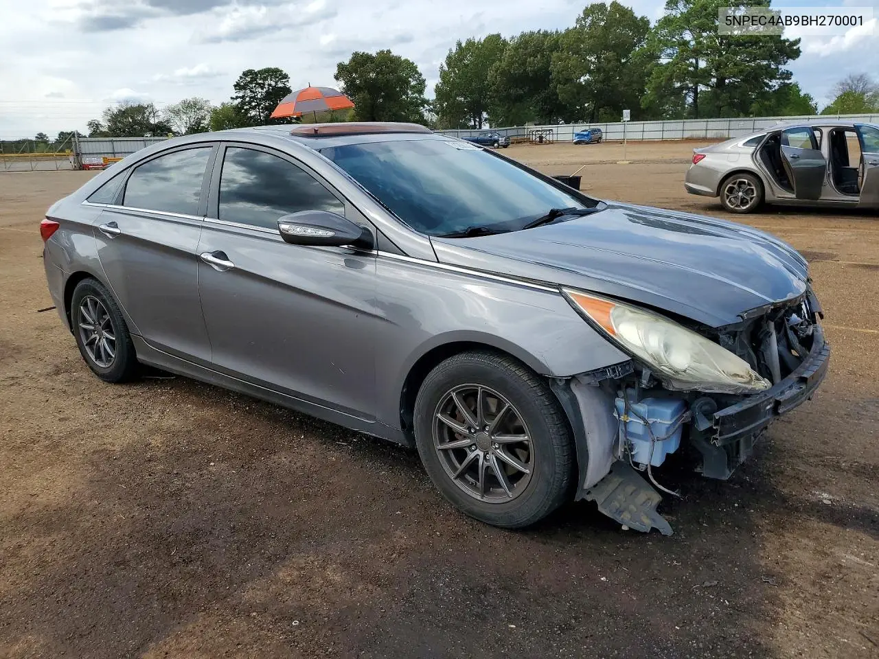 2011 HYUNDAI SONATA VIN 5NPEC4AB9BH270001 — фото 4