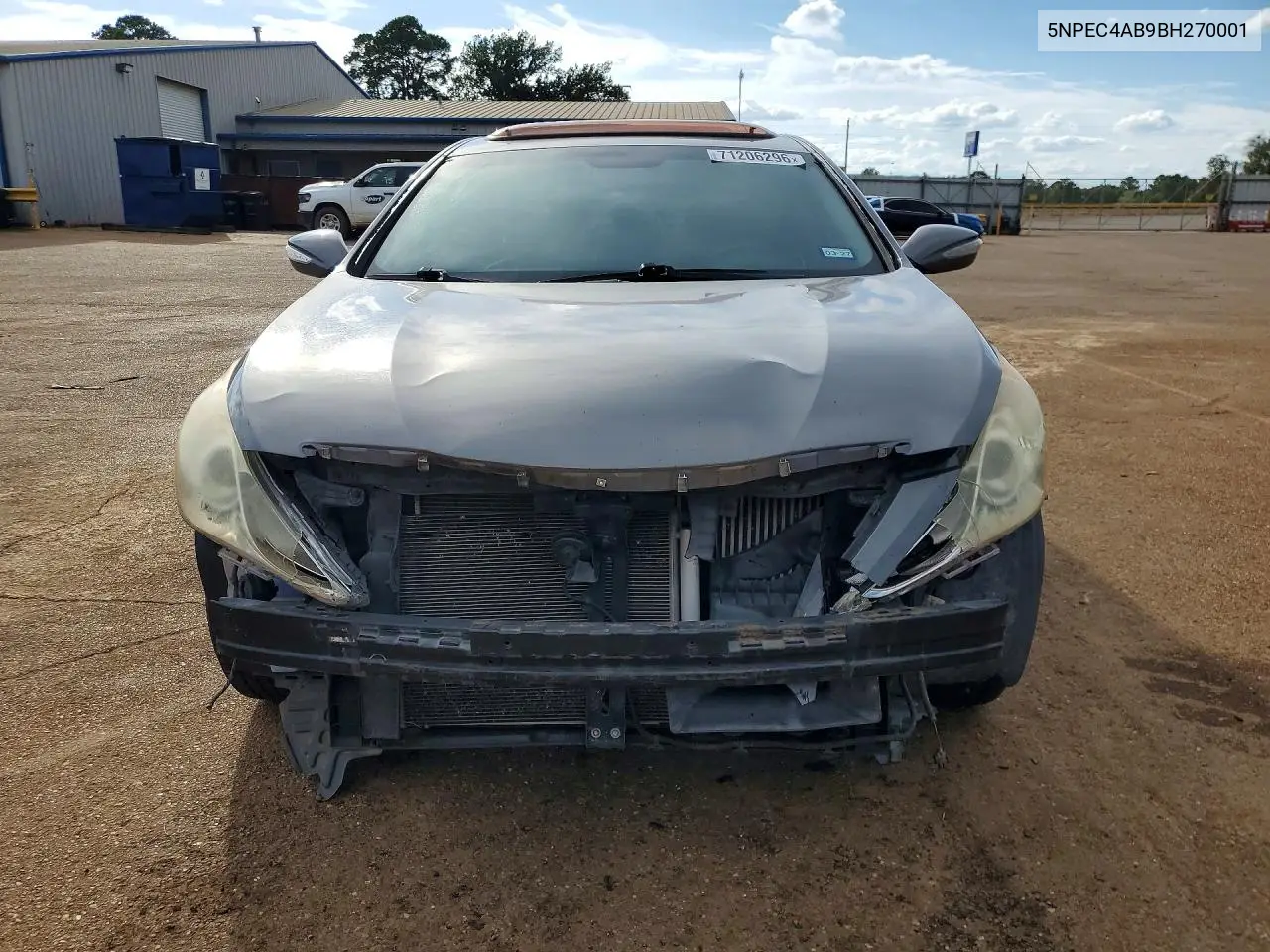 2011 HYUNDAI SONATA VIN 5NPEC4AB9BH270001 — фото 5