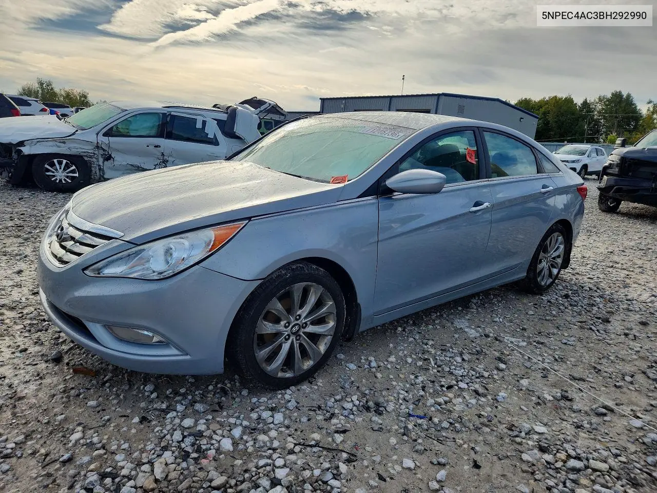 HYUNDAI SONATA 2011, VIN 5NPEC4AC3BH292990