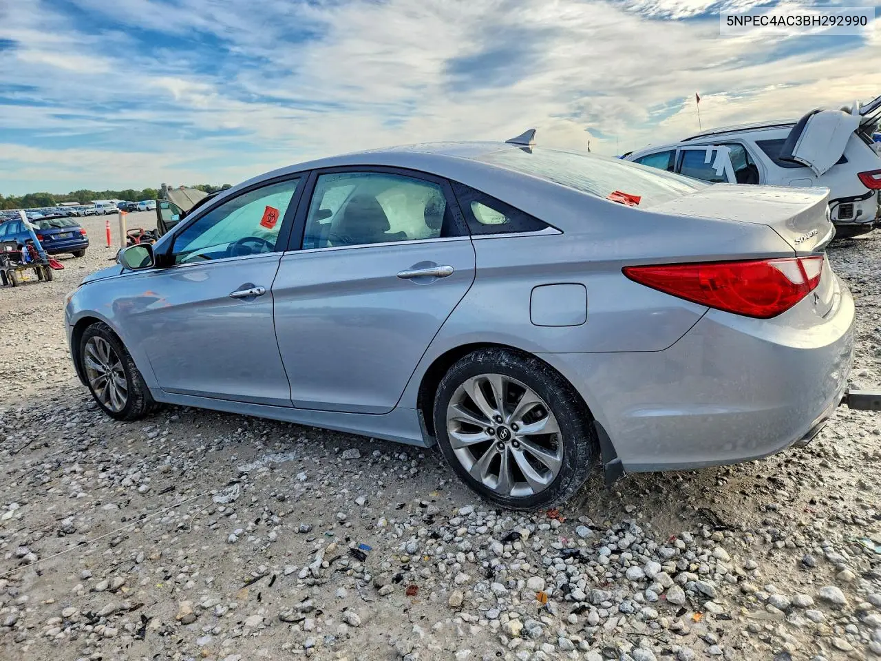 2011 HYUNDAI SONATA VIN 5NPEC4AC3BH292990 — фото 2
