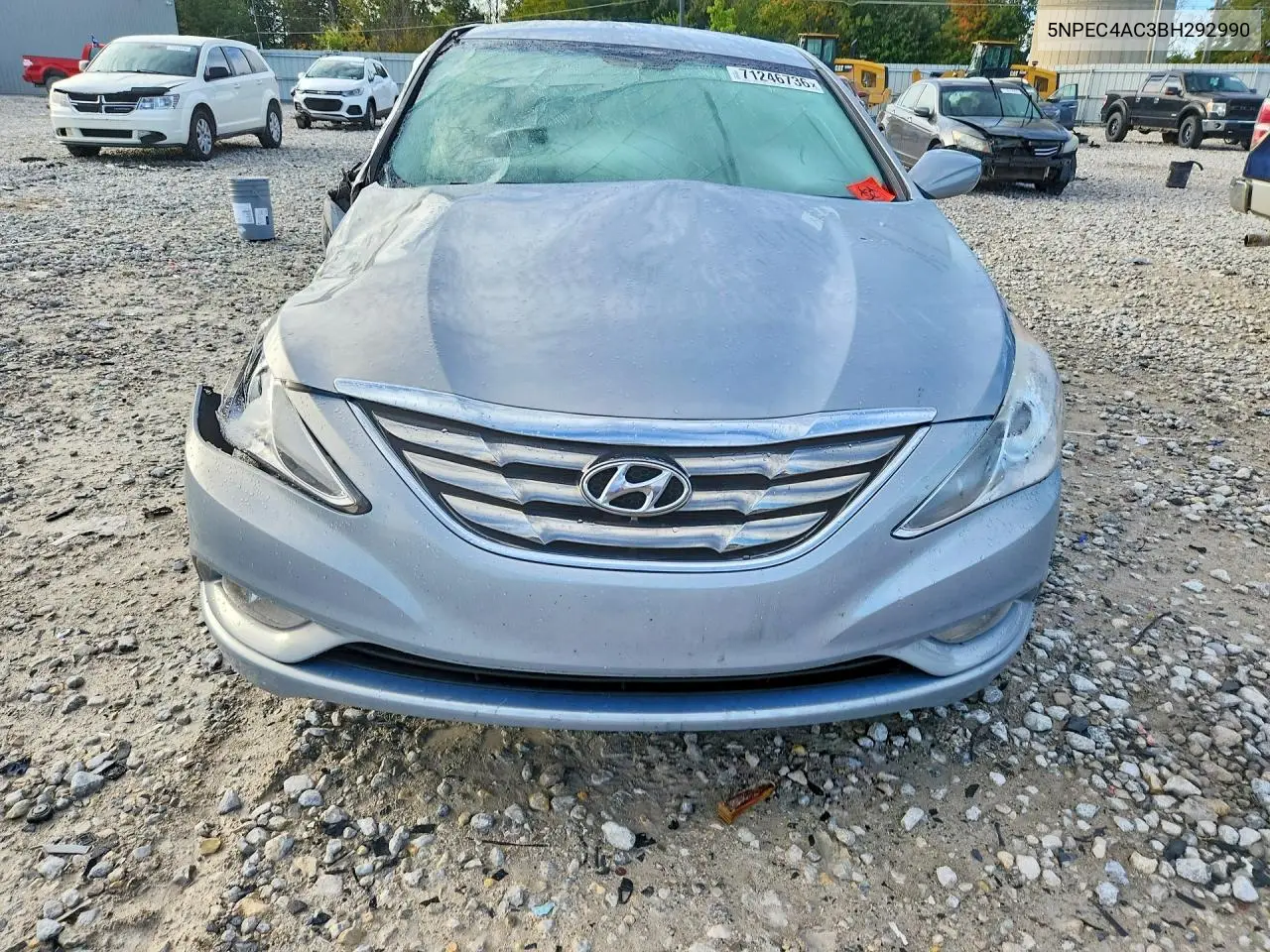 2011 HYUNDAI SONATA VIN 5NPEC4AC3BH292990 — фото 5