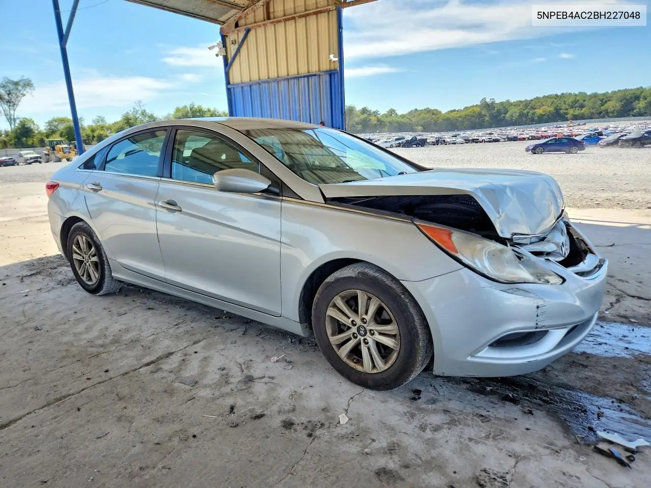 2011 HYUNDAI SONATA VIN 5NPEB4AC2BH227048 — фото 4