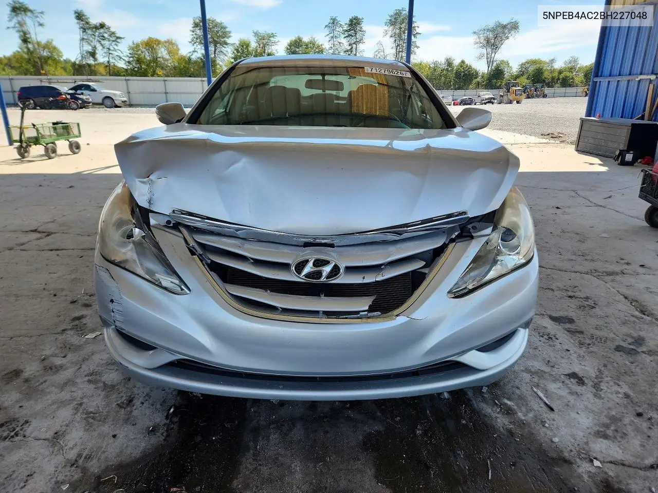2011 HYUNDAI SONATA VIN 5NPEB4AC2BH227048 — фото 5