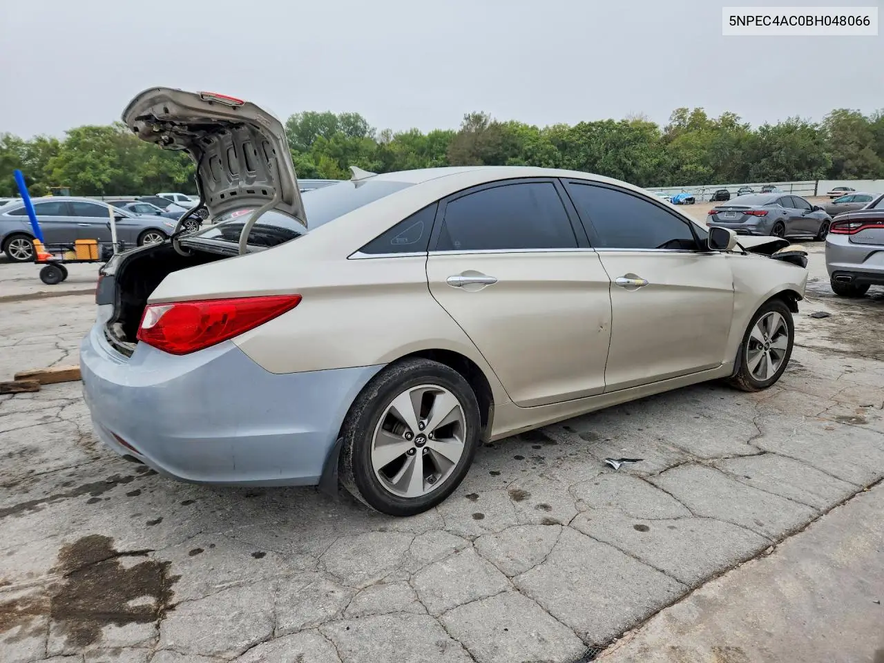2011 HYUNDAI SONATA VIN 5NPEC4AC0BH048066 — фото 3