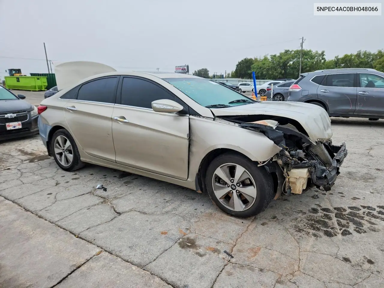 2011 HYUNDAI SONATA VIN 5NPEC4AC0BH048066 — фото 4