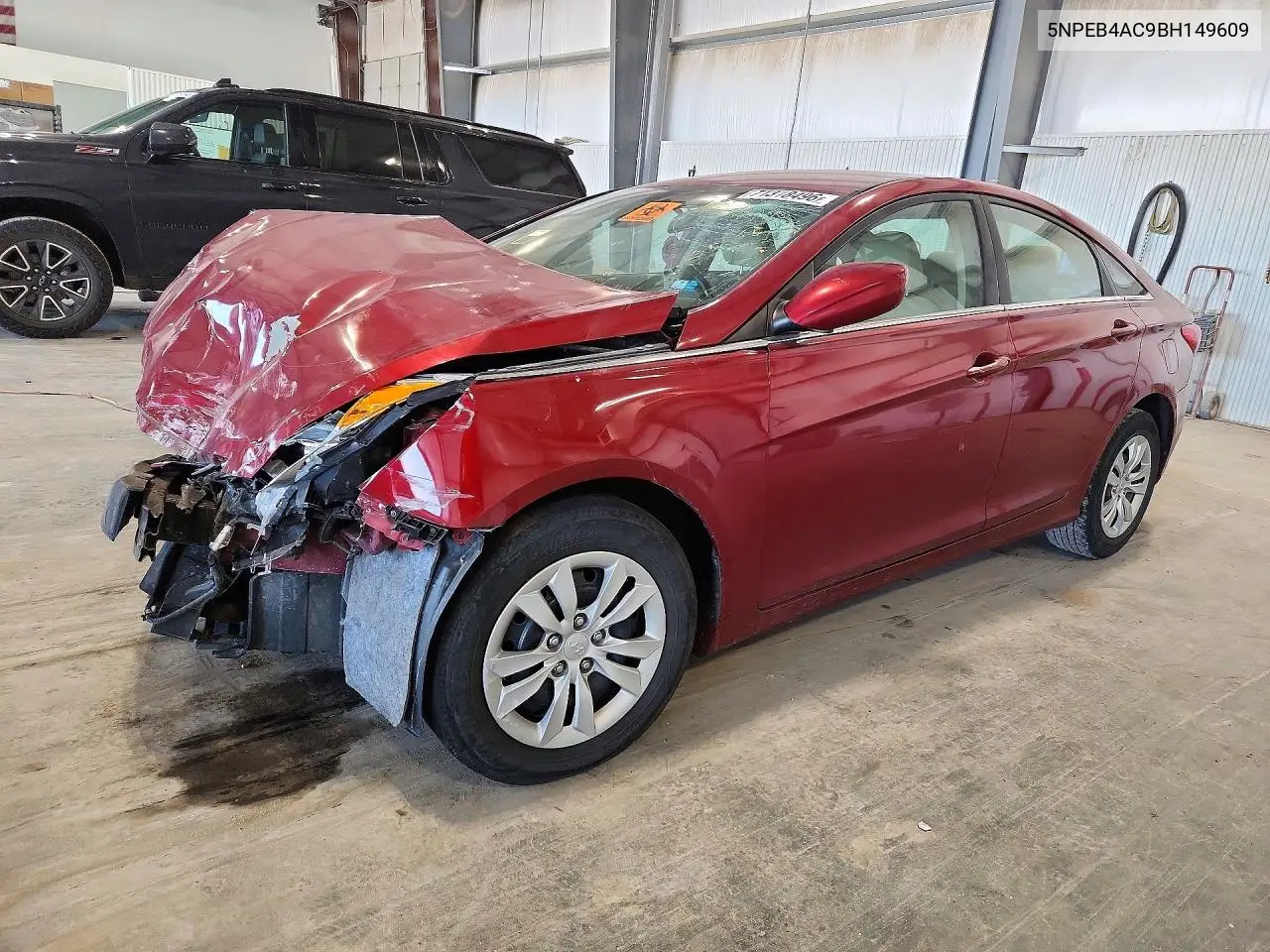 HYUNDAI SONATA 2011, VIN 5NPEB4AC9BH149609