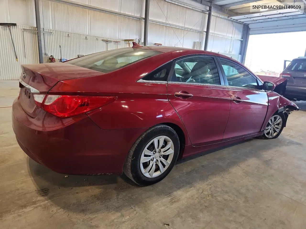 2011 HYUNDAI SONATA VIN 5NPEB4AC9BH149609 — фото 3