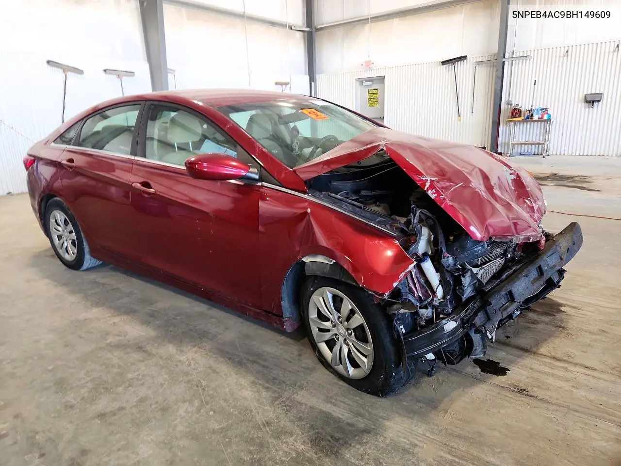 2011 HYUNDAI SONATA VIN 5NPEB4AC9BH149609 — фото 4
