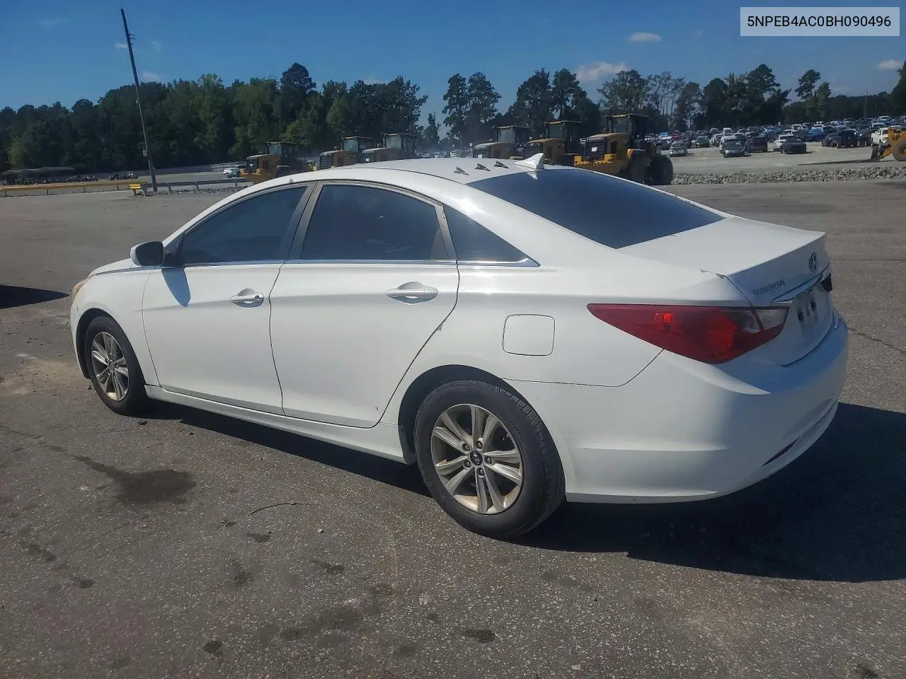 2011 HYUNDAI SONATA VIN 5NPEB4AC0BH090496 — фото 2