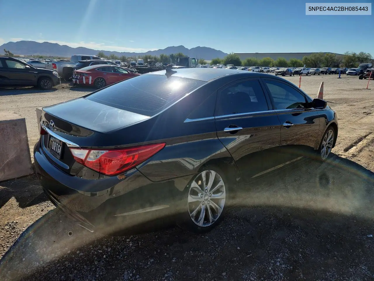 2011 HYUNDAI SONATA VIN 5NPEC4AC2BH085443 — фото 3