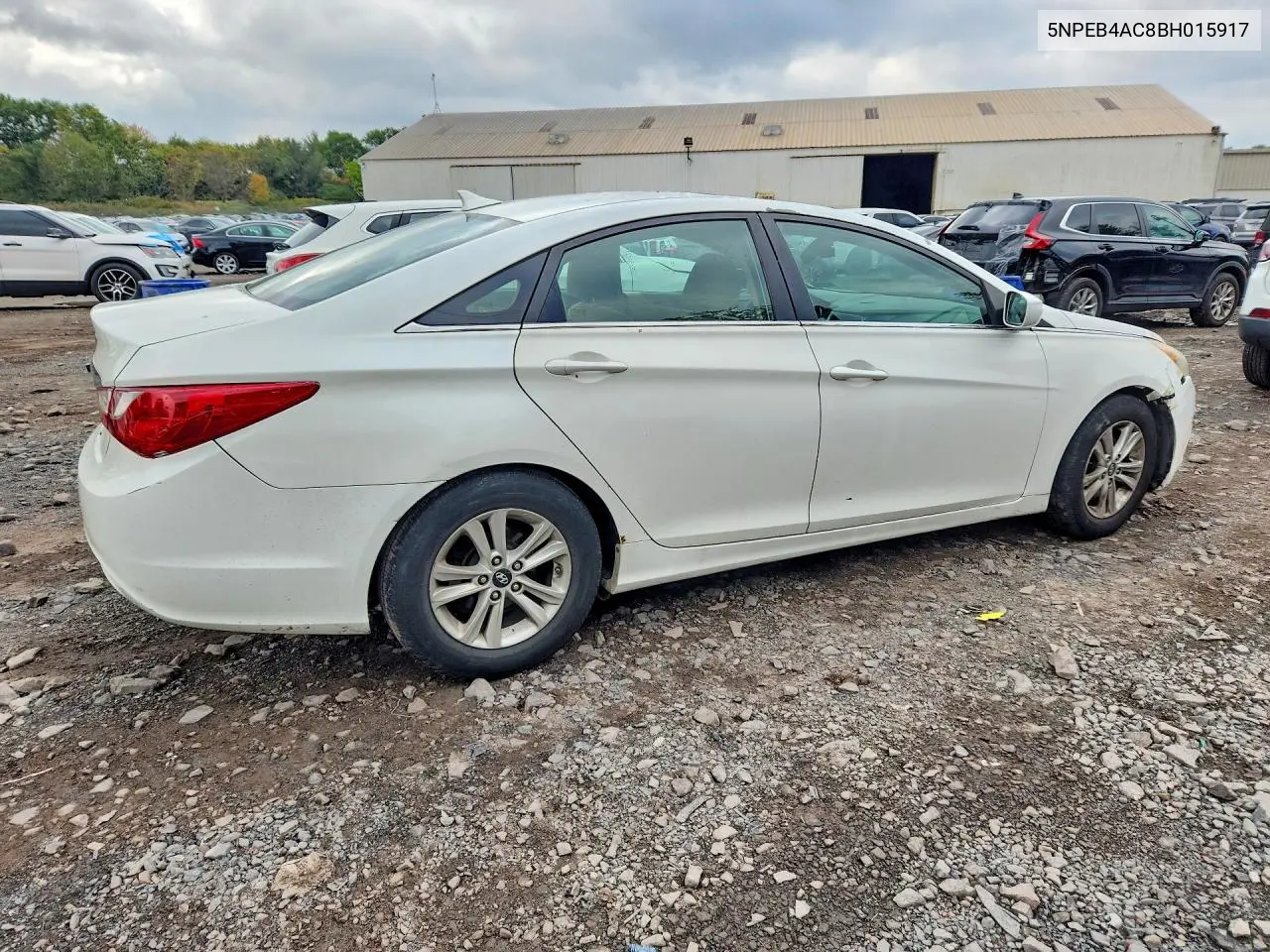 2011 HYUNDAI SONATA VIN 5NPEB4AC8BH015917 — фото 3