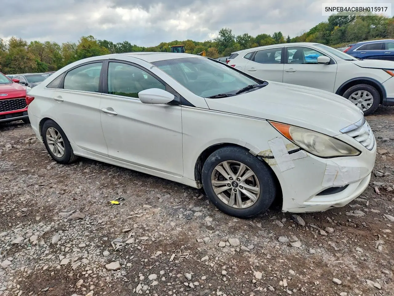 2011 HYUNDAI SONATA VIN 5NPEB4AC8BH015917 — фото 4