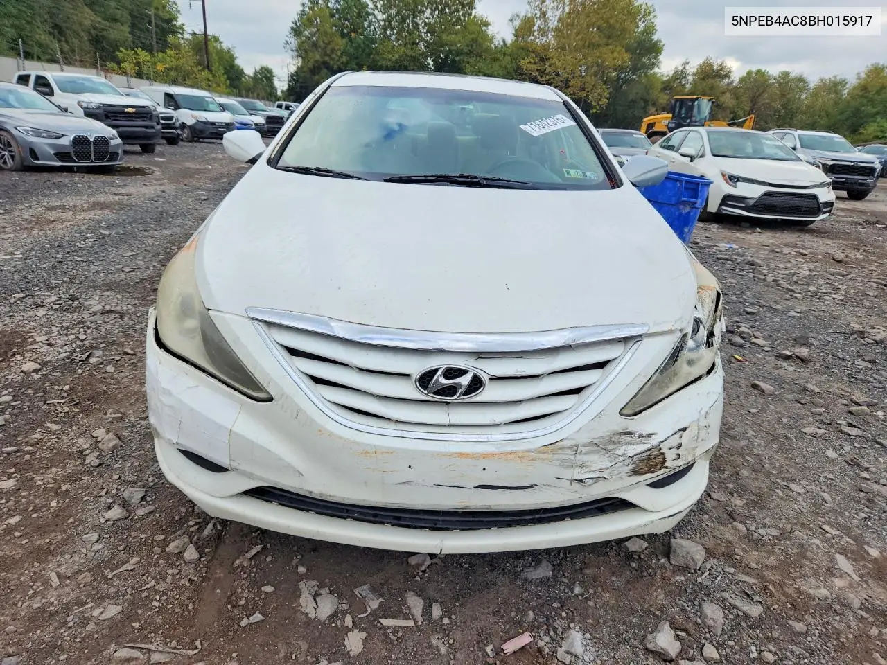 2011 HYUNDAI SONATA VIN 5NPEB4AC8BH015917 — фото 5